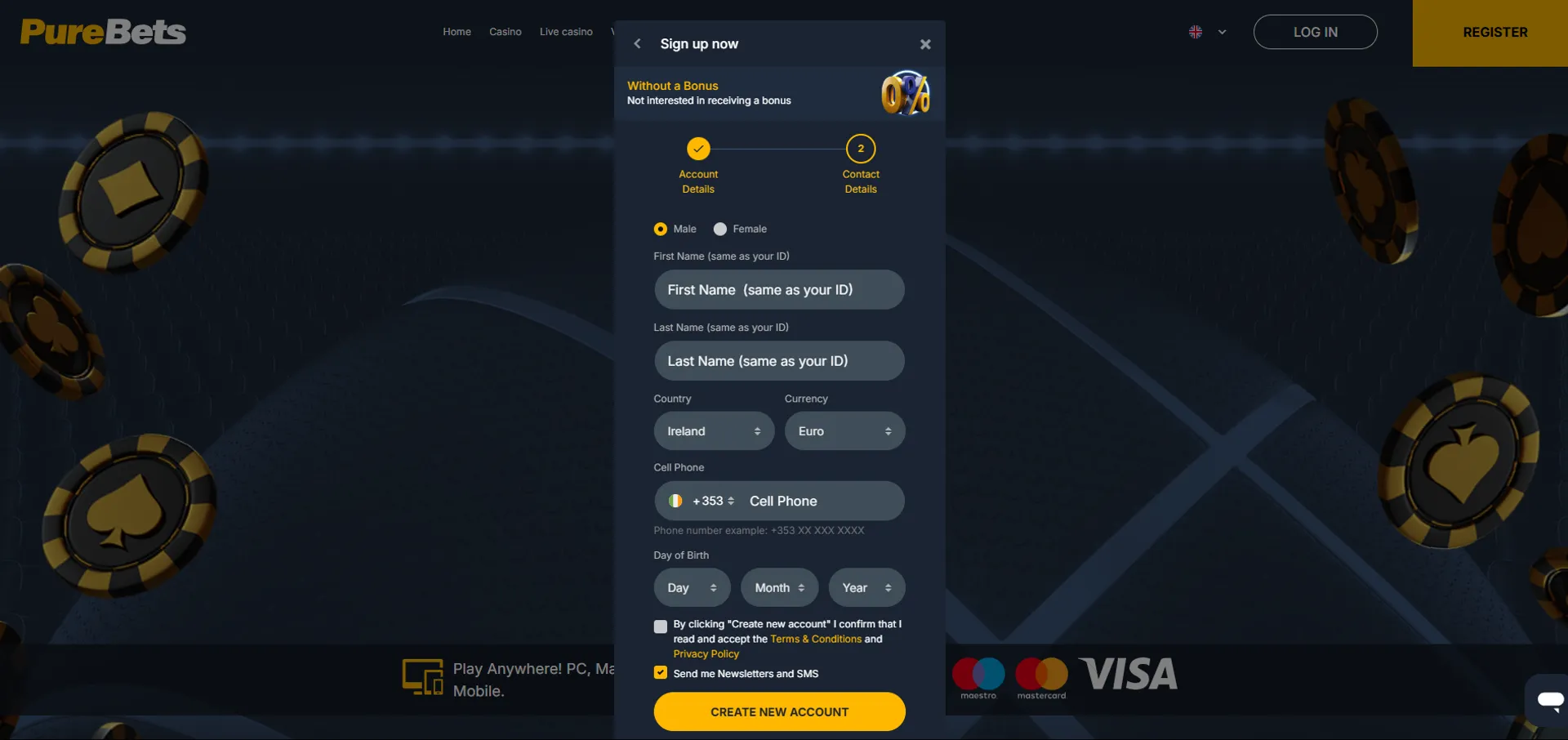 Codigo promocional megapari